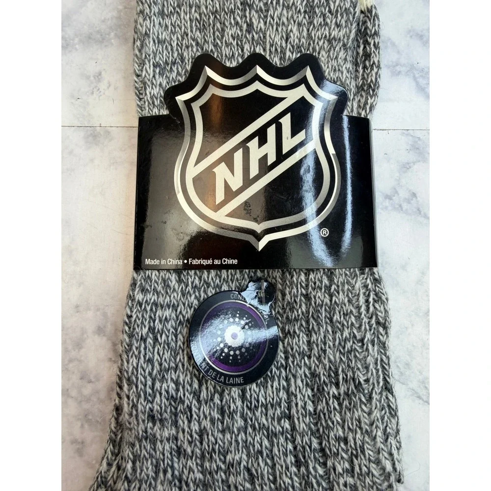 Winnipeg Jets NHL Boot Length Socks Mens Grey Wool Blend Gertex NHNK5761CCCBJ-1